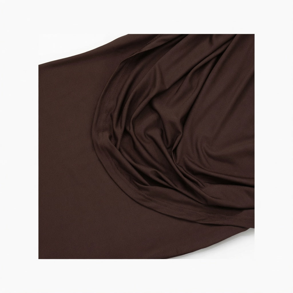 The Elara Pleated Cape-Overlay Mini Dress