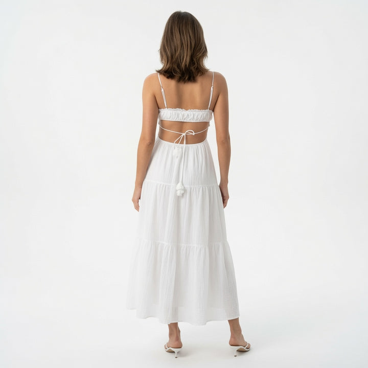 The Elara Cut Out Boho Maxi Dress
