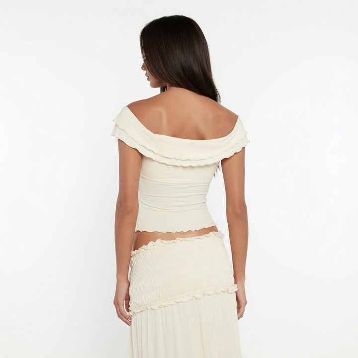 The Elara Riviera Off Shoulder Maxi Set