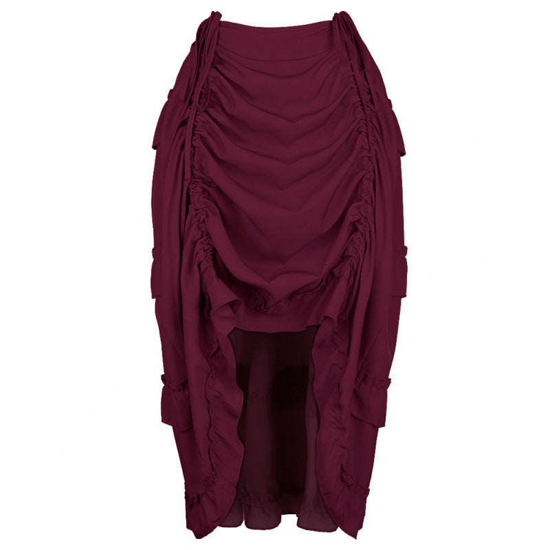 The Elara Nocturne Pirate Ruffle Skirt